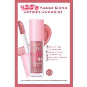 Golden Rose No:203 Plumped Lips Anında Dolgunlaştıran Dudak Parlatıcısı
