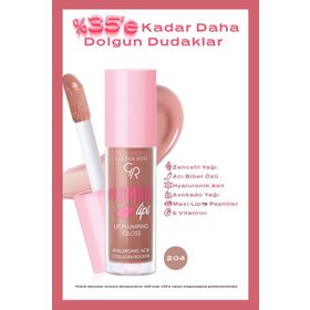 Golden Rose No:204 Plumped Lips Anında Dolgunlaştıran Dudak Parlatıcısı