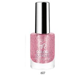 Golden Rose No:607 Color Expert Nail Lacquer Glitter