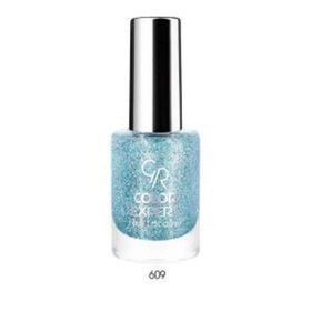 Golden Rose No:609 Color Expert Nail Lacquer Glitter