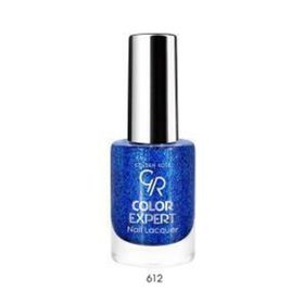 Golden Rose No:612 Color Expert Nail Lacquer Glitter