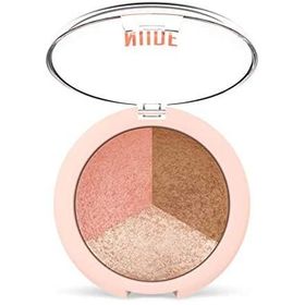 Golden Rose Nude Look Baked Trio Face Powder Pudra