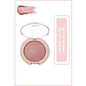 Golden Rose Nude Look Face Baked Blusher Peachy Nude Allık