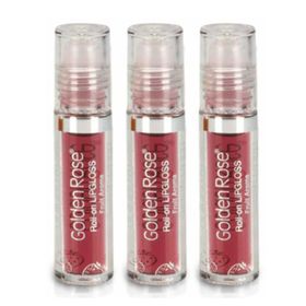 Golden Rose Roll On Lipgloss Çilek Meyveli 3 Adet Dudak Parlatıcı