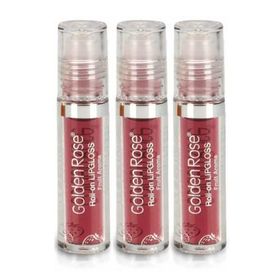 Golden Rose Roll On Lipgloss Çilek Meyveli 3 Adet Dudak Parlatıcı