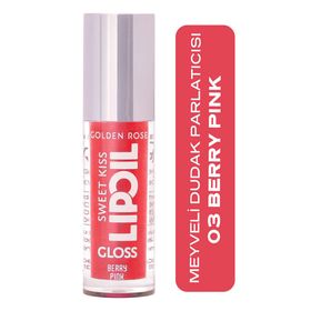Golden Rose Sweet Kiss No: 03 Berry Pink Lip Oil Gloss Dudak Parlatıcısı