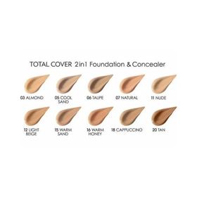 Golden Rose Total Cover 2 in1 11 Nude 30 ml Fondöten