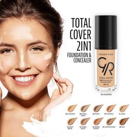 Golden Rose Total Cover 2 in1 11 Nude 30 ml Fondöten