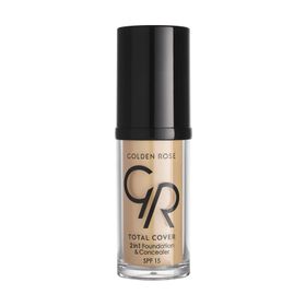 GOLDEN ROSE TOTAL COVER 2IN1 FOUNDATION&CONCEALER NO:05