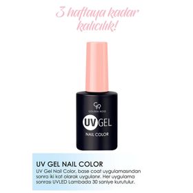 Golden Rose Uvgel Nail Color 108 Kalıcı Oje