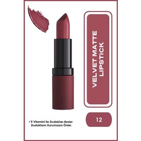 Golden Rose Velvet No: 12 Matte Lipstick