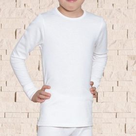 Goldenbay 2536 Uzun Kol Termal Ekru Unisex Çocuk İçlik