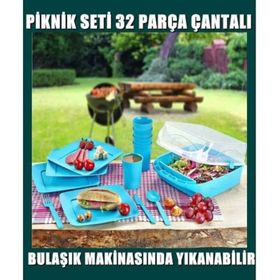 Goldex Çantalı 32 Parça 6 Kişilik Piknik Seti