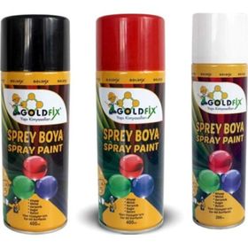 Goldfix Mat Siyah 400 ml Sprey Boya