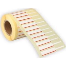Goldist 10x76 mm Beyaz Kırmızı Çizgili Etiket