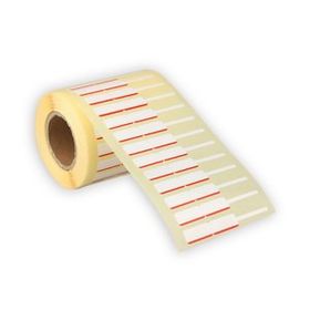 Goldist 10x76 mm Beyaz Kırmızı Çizgili Etiket