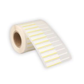 Goldist 10x76 mm Beyaz Sarı Çizgili Etiket