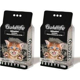 Goldlife 2x10 lt Adet Aktif Karbonlu Kedi Kumu