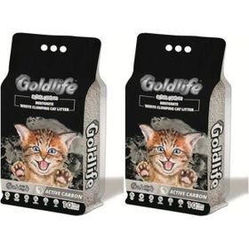 Goldlife 2x10 lt Aktif Karbon Kedi Kumu
