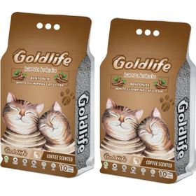 Goldlife Premium Serisi Kahve Kokulu 10 lt Kedi Kumu
