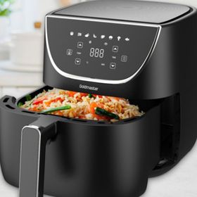 Goldmaster Blackfry 1700W Dijital Dokunmatik 8 Ön Programlı 5.7 lt Yağsız Kızartma Sıcak Hava Fritöz