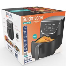Goldmaster Blackfry 1700W Dijital Dokunmatik 8 Ön Programlı 5.7 lt Yağsız Kızartma Sıcak Hava Fritöz