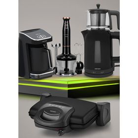 Goldmaster Blackline 18 Parça Avantajlı Elektronik Evlilik Paketi Elektrikli Mutfak Çeyiz Seti