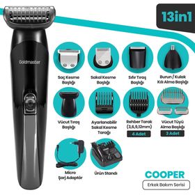 Goldmaster Cooper 13in1 Erkek Bakım Seti
