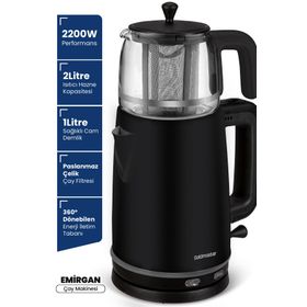 Goldmaster Emirgan Siyah Çay Makinesi