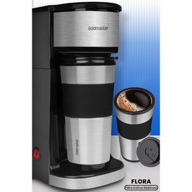 Goldmaster Flora Paslanmaz Termos Bardaklı Kişisel Filtre Kahve Makinesi