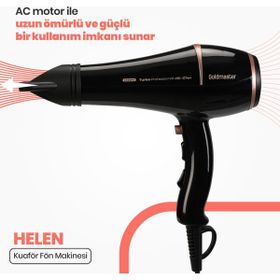 Goldmaster GM-7188 Helen 2400W Profesyonel Fön Makinesi