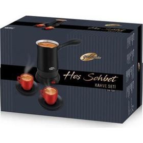 Goldmaster GM-7385 Hoş Sohbet Siyah Türk Kahvesi Seti