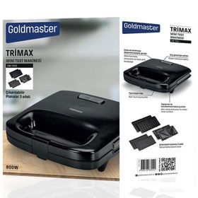 Goldmaster GM-7452 Trimax Mini Tost Makinesi