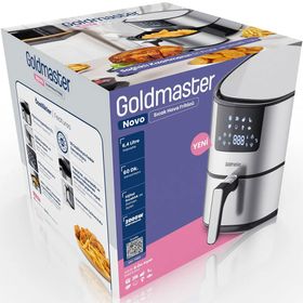 GoldMaster GM-7483 Gümüş 6.4 lt Dokunmatik Yağsız Airfryer