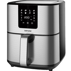 GoldMaster GM-7484 Gümüş 7 lt Geniş Hazneli Dokunmatik 8 Ön Ayarlı Airfryer