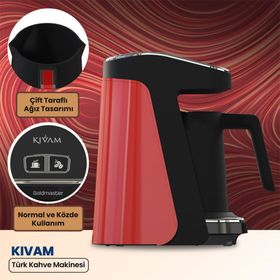 Goldmaster GM-8380K Kıvam Kırmızı Türk Kahvesi Makinesi