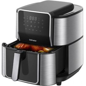 Goldmaster GM-8405 Gloria 7 lt Inox Geniş Hazneli XXL Dokunmatik 8 Ön Ayarlı Airfryer