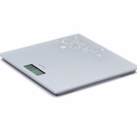 Goldmaster GM7175W Gri Çiçekli Elektronik Baskül