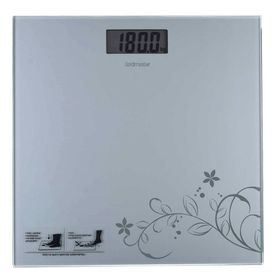 Goldmaster GM7175W Gri Çiçekli Elektronik Baskül