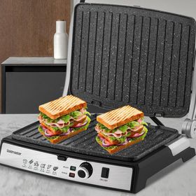 Goldmaster Gralux Siyah Tost ve Izgara Makinesi