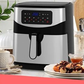 Goldmaster Grandchef 9.2 lt Inox Geniş Hazneli XXXL Dokunmatik 10 Ön Ayarlı Airfryer Sıcak Hava Fritözü