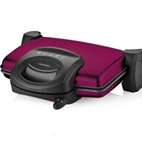 Goldmaster Gurmex Mor 1750 Watt Granit Çıkarılabilir Plakalı 5 Kademe Isı Ayarlı Tost ve Izgara Makinesi