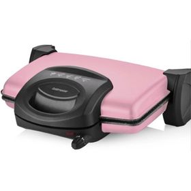 Goldmaster Gurmex Pembe 1750 Watt 5 Kademe Isı Ayarlı Tost ve Izgara Makinesi