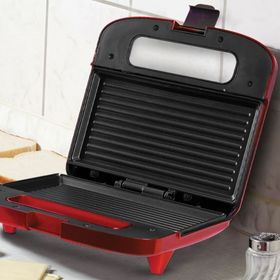 Goldmaster IN-6406 Nice Kırmızı Isınmaya Dayanıklı Tost ve Izgara Makinesi