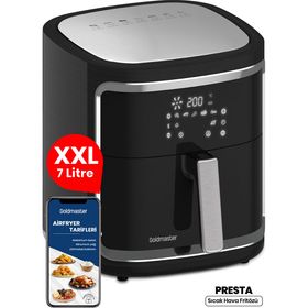 Goldmaster Presta 7 lt Geniş Hazneli XXL Dokunmatik Dinamik Airfryer