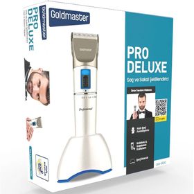 Goldmaster Pro Deluxe 4 Saat Kablosuz Kullanımlı 20 Kademe Saç ve Sakal Kesme Makinesi