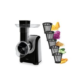 GoldMaster Rendy GM-7258 5İN1 Paslanmaz Çelik Sıçratma Önleyicili Dilimleme ve Doğrayıcı Elektrikli Rende