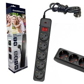 Goldmaster SP-411 Akım Korumalı Grup Priz