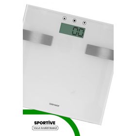 Goldmaster Sportive Geniş Ekranlı Yağ Ölçer Fonksiyonlu Vücut Analizli Tartı