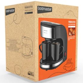 Goldmaster TrendCoffee Çift Kupalı 3 Dakikada Demleyen Filtre Kahve Makinesi
